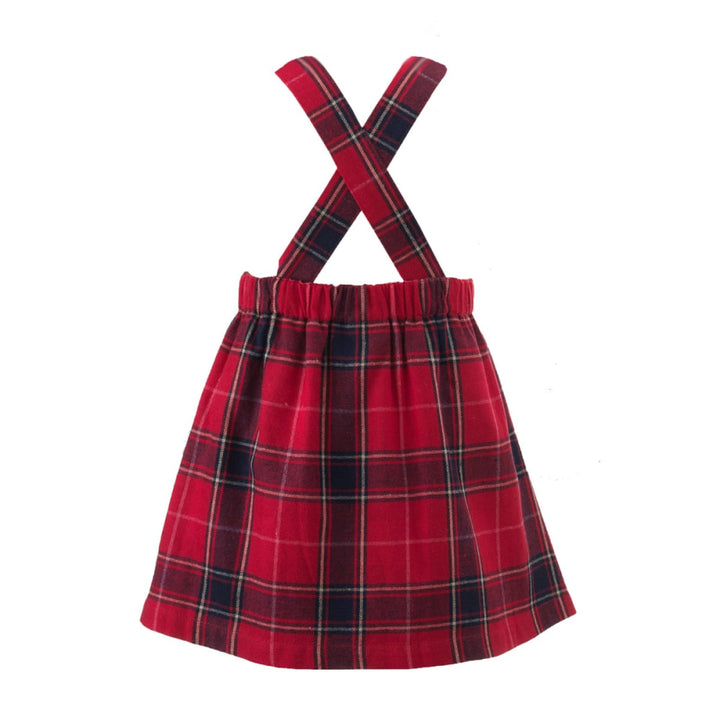 Tartan Flannel Pinafore - Pinafore