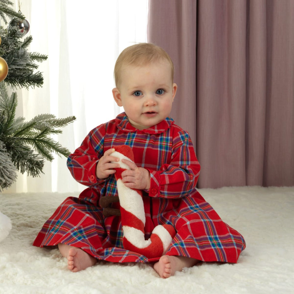 Tartan Pleated Dress & Bloomers - Dresses