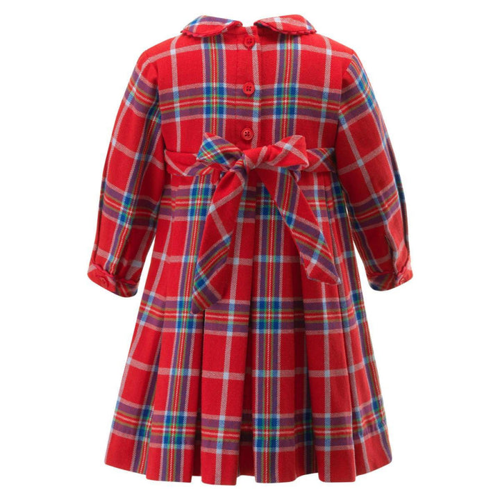 Tartan Pleated Dress & Bloomers - Dresses