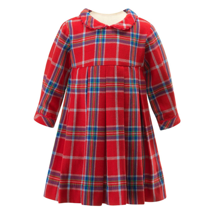 Tartan Pleated Dress & Bloomers - Dresses