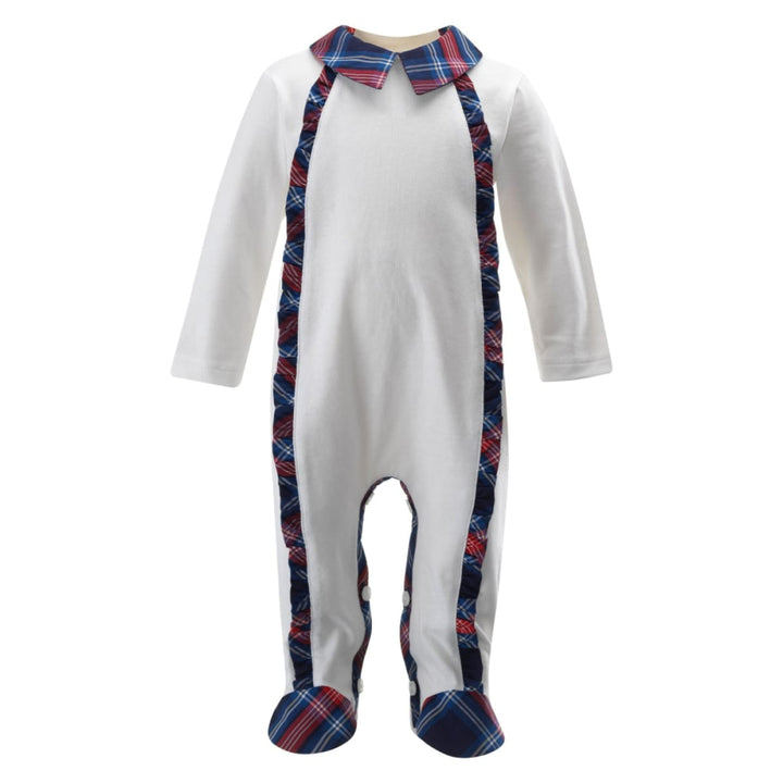 Tartan Trim Footie - Footies