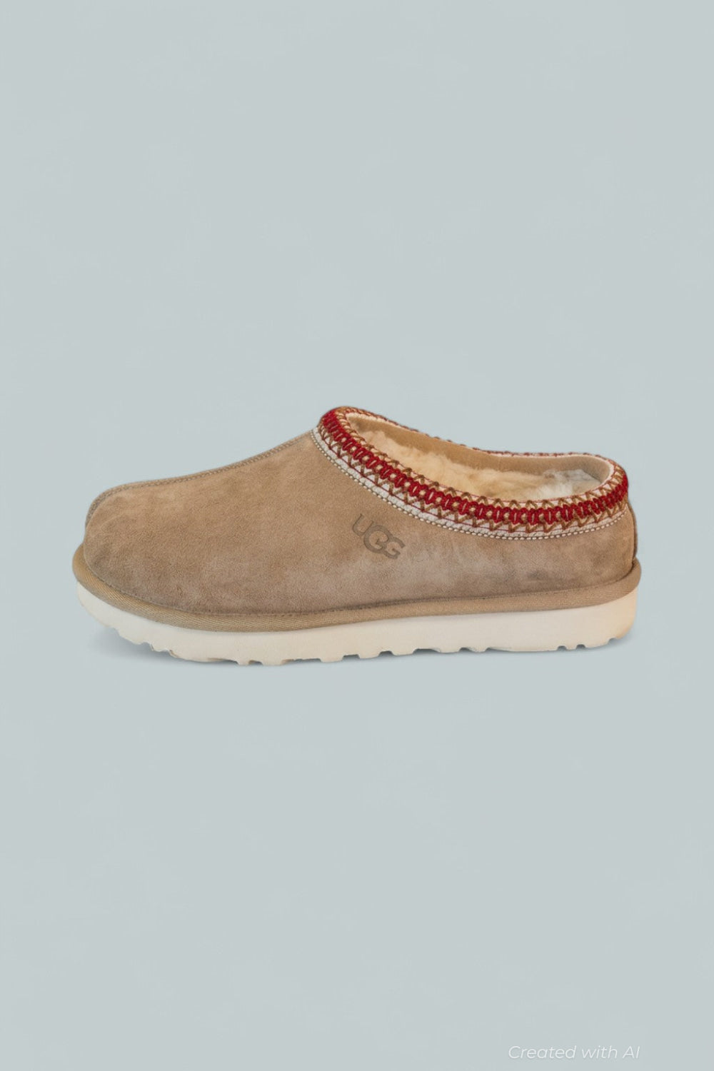Tasman Caspian Slipper - Beige - 7 UK / US 9 - Slip-On