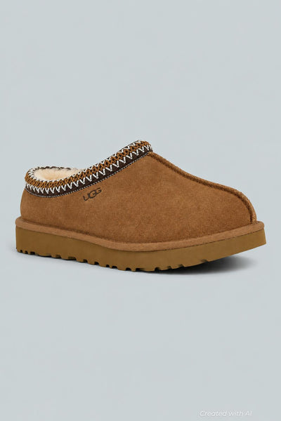 Tasman II Slippers - Chestnut - Slip-On