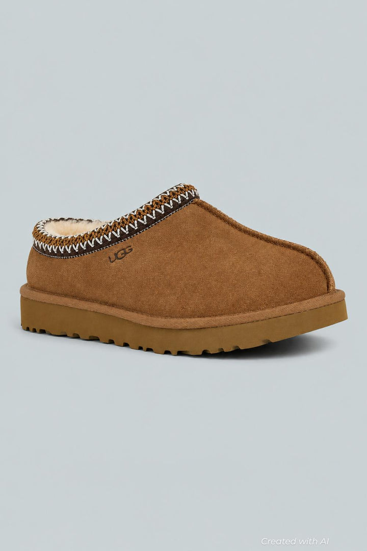 Tasman II Slippers - Chestnut - Slip-On