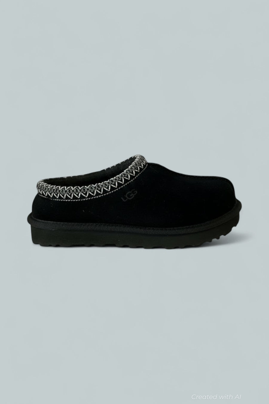 Tasman Suede Slip-On Mules - Black - US 7 (UK 5) - Mules