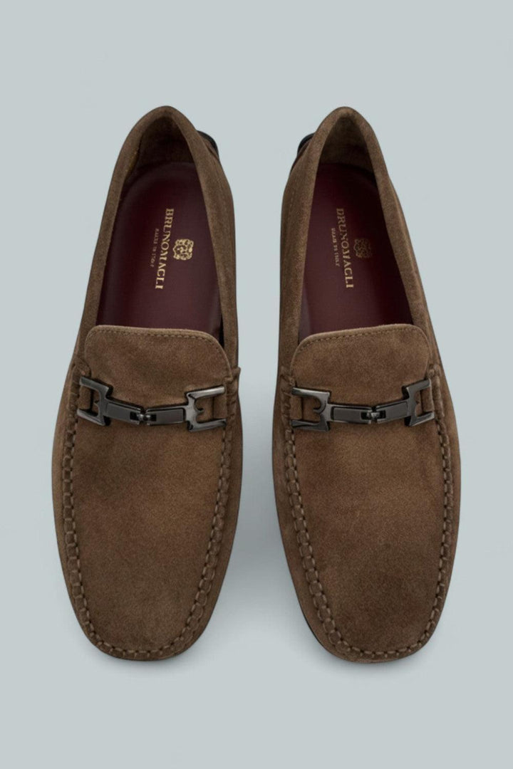 Taso Bit Driver - Taupe Suede - 9.5 - Loafers