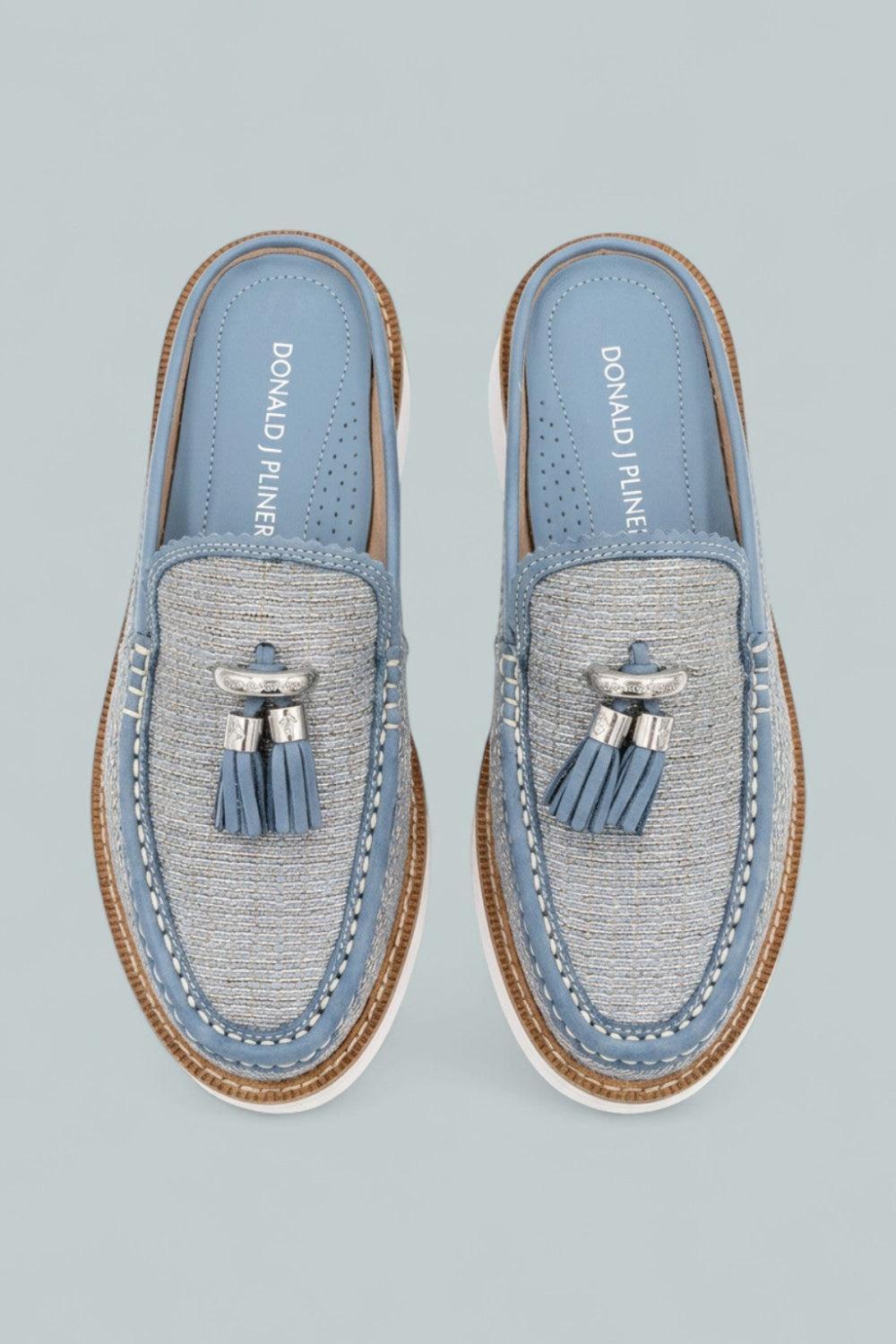 Tassel Mule Loafers - Denim - 8.5 - Sandals