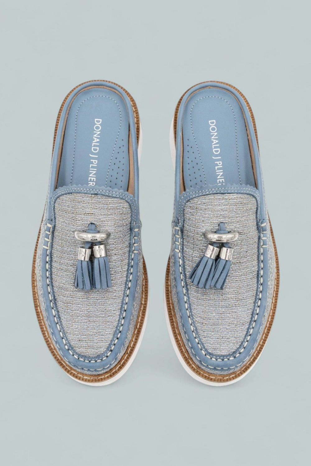 Tassel Mule Loafers - Denim - 8.5 - Sandals