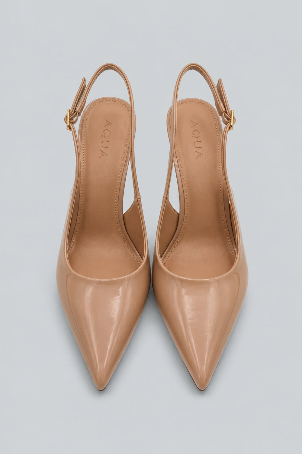 Taylr Pumps Exclusive - Tan Patent - 8 - Slingback