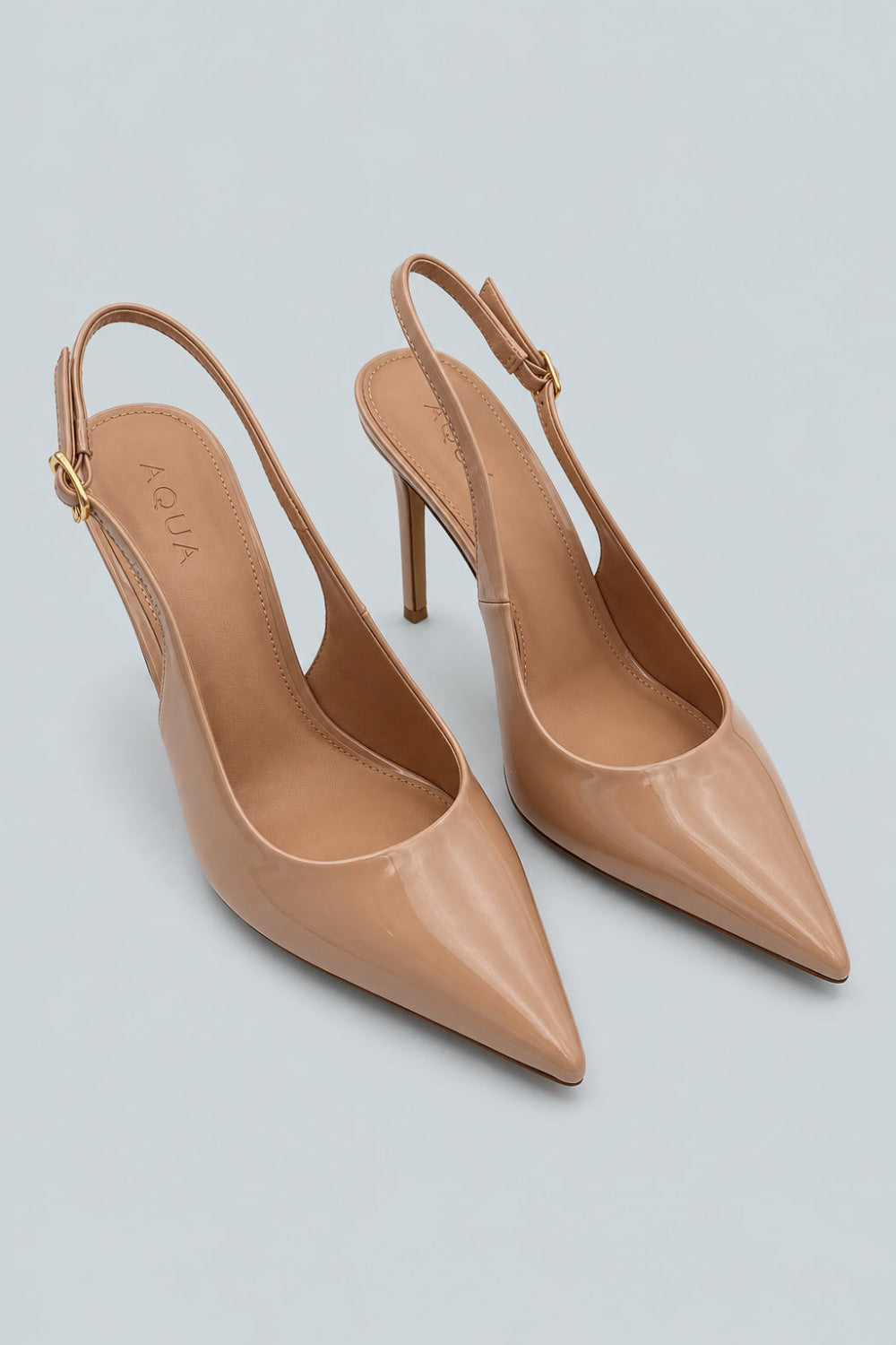 Taylr Pumps Exclusive - Tan Patent - 8 - Slingback