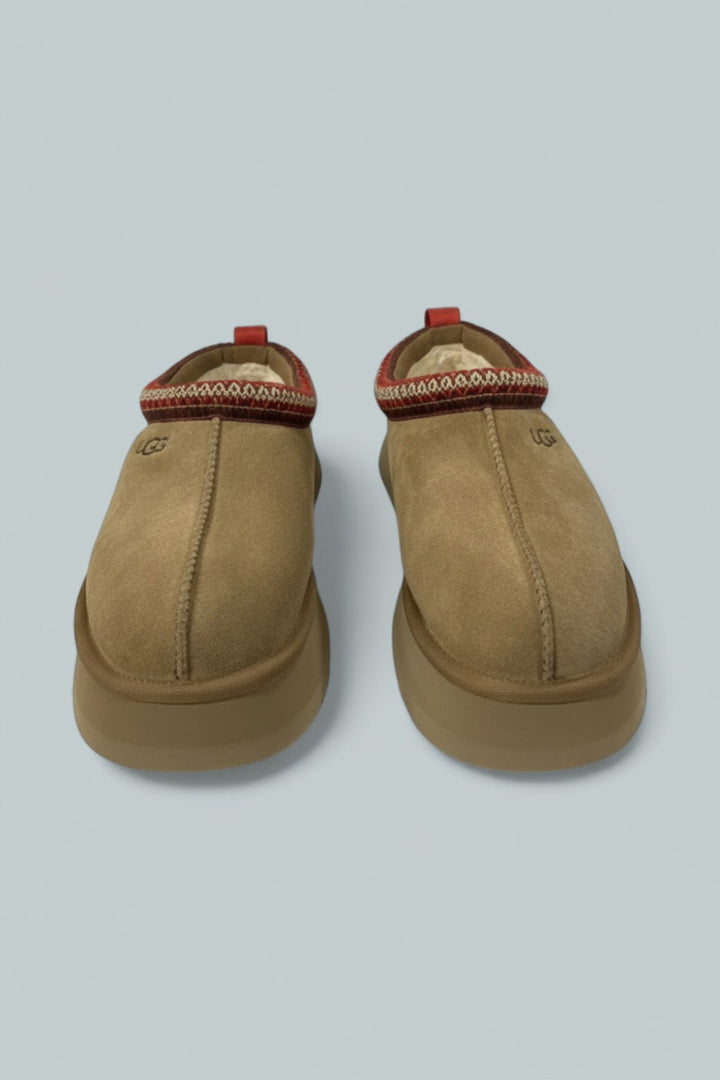 Tazz Women’s Embroidered Platform Slipper - [brown] - 11 - Clog