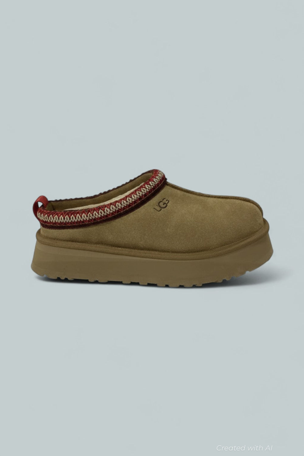 Tazz Women’s Embroidered Platform Slipper - [brown] - 11 - Clog
