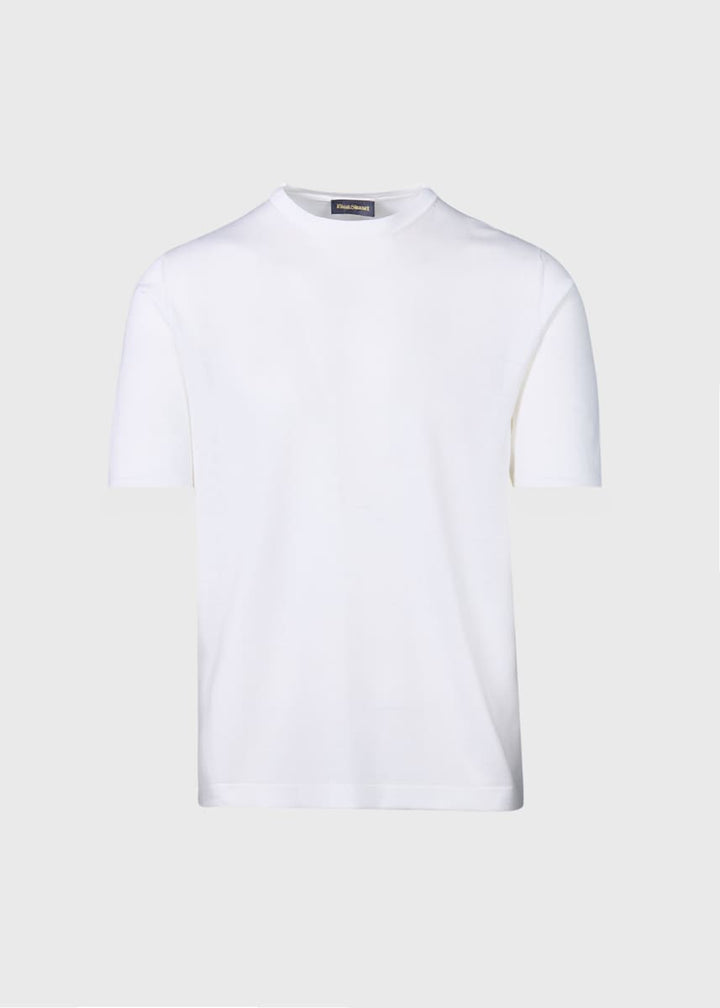 Silk Short Sleeve T-Shirt - White
