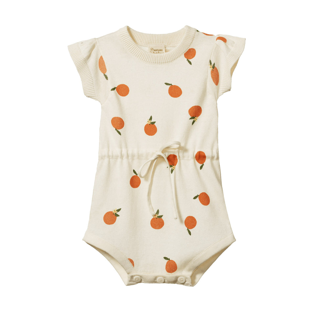 Lottie Suit - Orange Blossom Natural Print