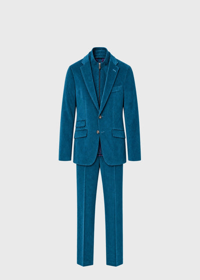 Teal Stretch Cord  Cooper& Harley Suit - Teal