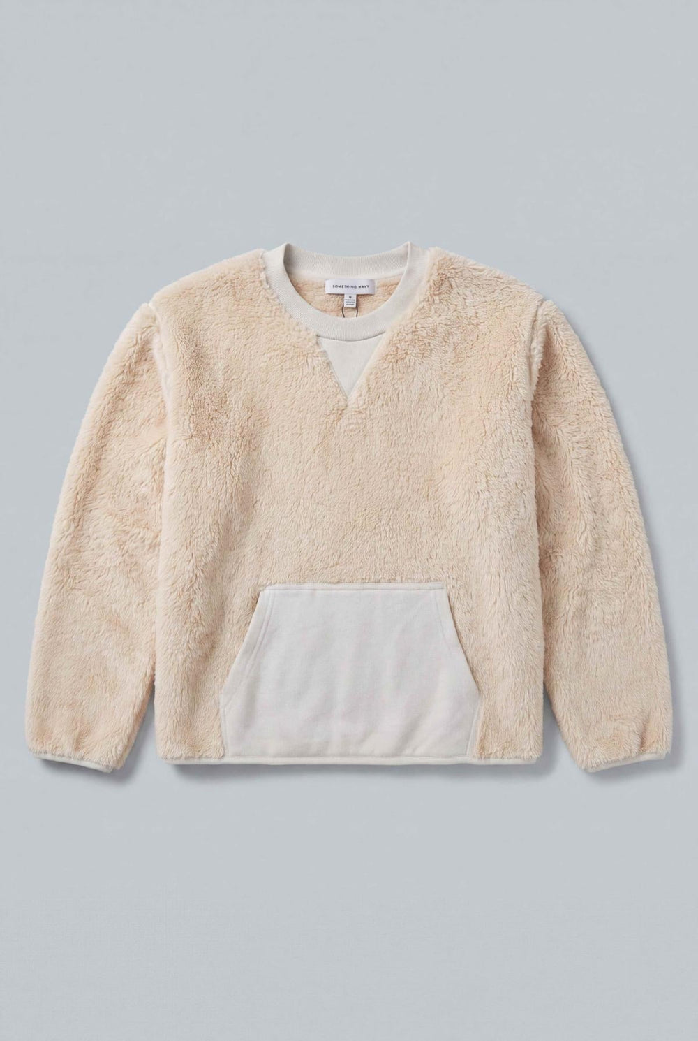 Teddy Fleece Pullover - Ivory - Pullover
