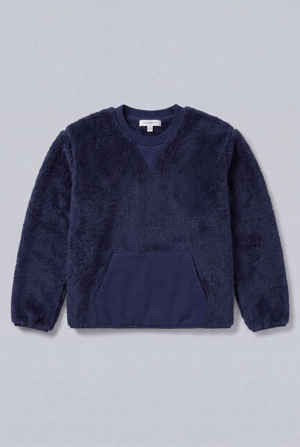 Teddy Fleece Pullover - Navy - Pullover