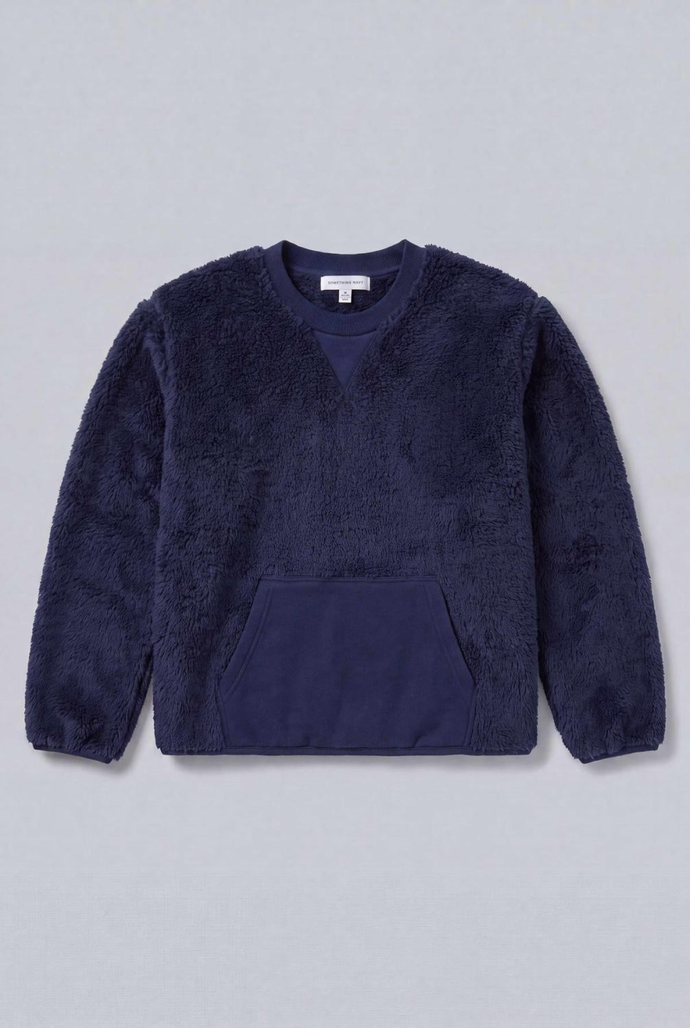 Teddy Fleece Pullover - Navy - Pullover