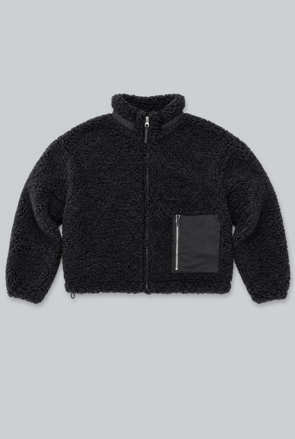 Teddy Patch Pocket Jacket - Black - Jacket