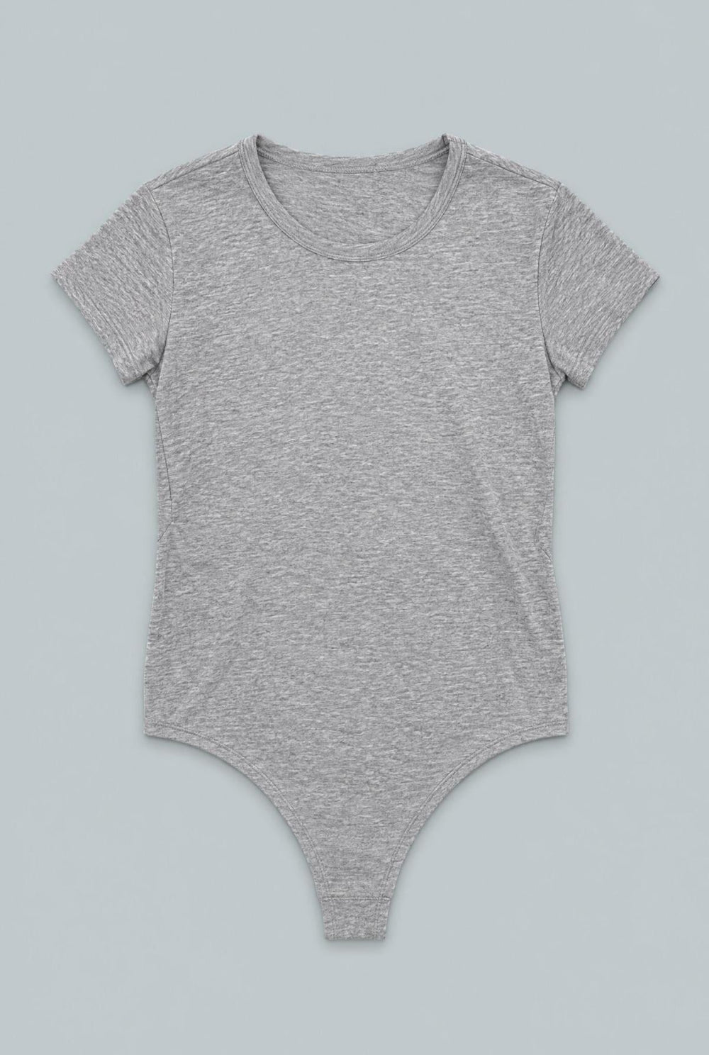 Tee Bodysuit - Heather Gray - Bodysuit