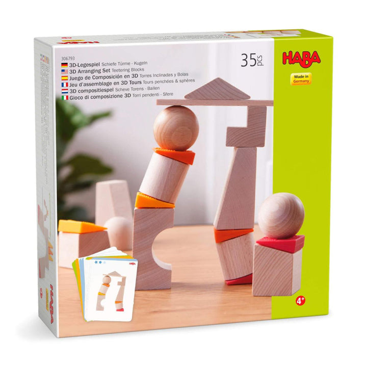 Teetering Towers Wooden Blocks - ’Wooden Toy - Baby Kids Kids Adult Baby’