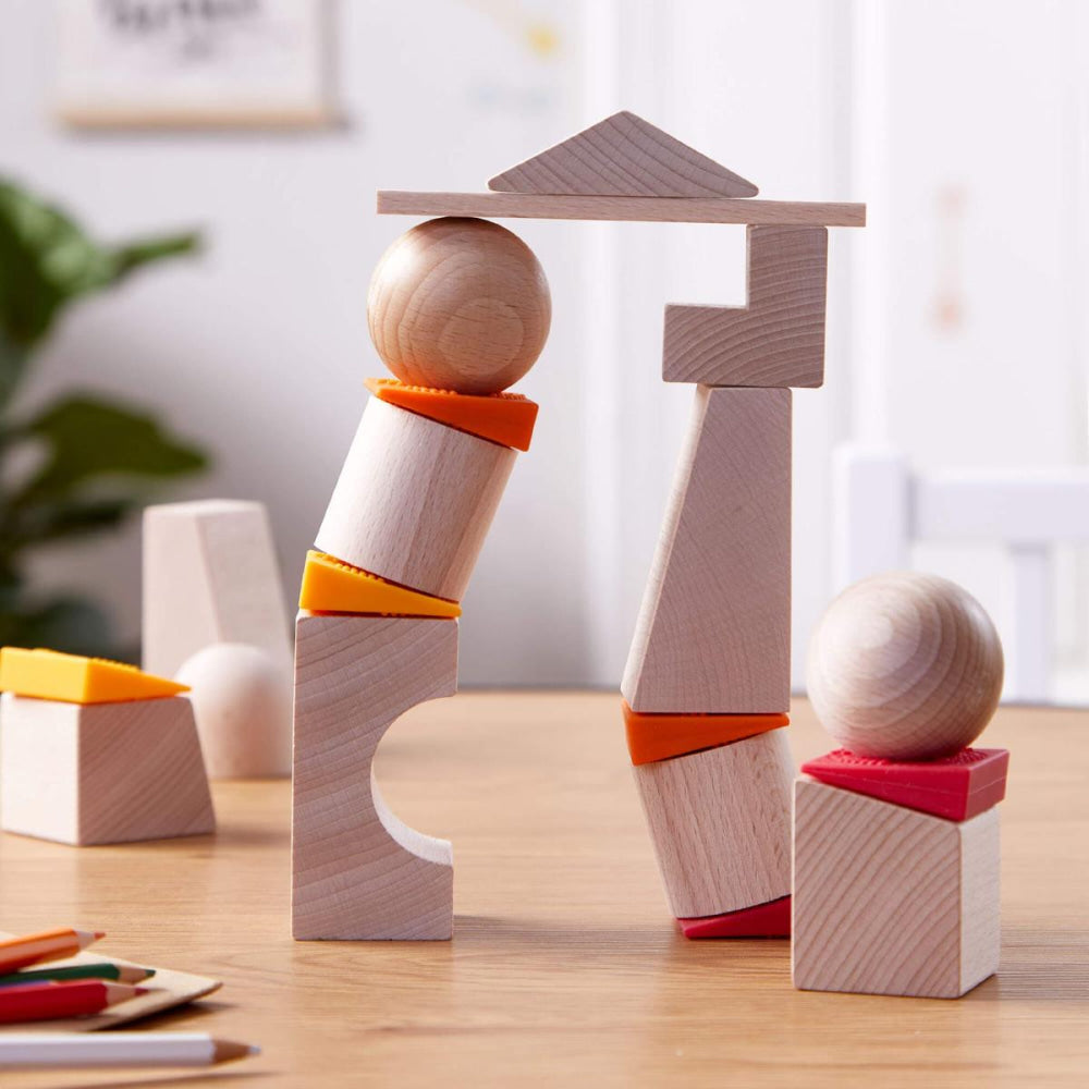 Teetering Towers Wooden Blocks - ’Wooden Toy - Baby Kids Kids Adult Baby’