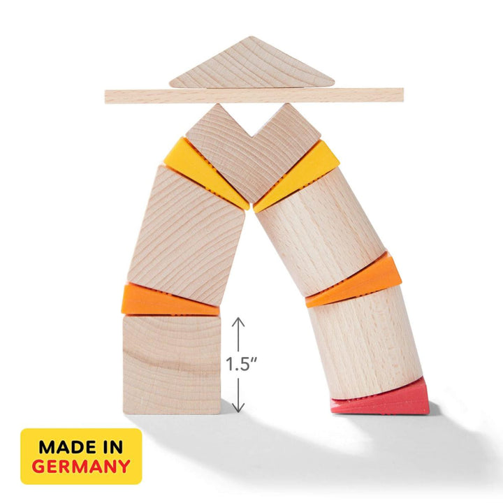 Teetering Towers Wooden Blocks - ’Wooden Toy - Baby Kids Kids Adult Baby’