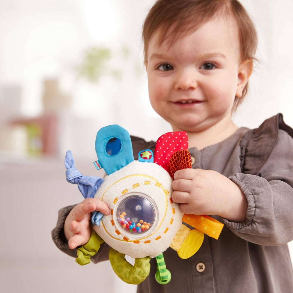 Teether Cuddly Rainbow Round Activity Toy - ’Teether - Baby Kids Adult’