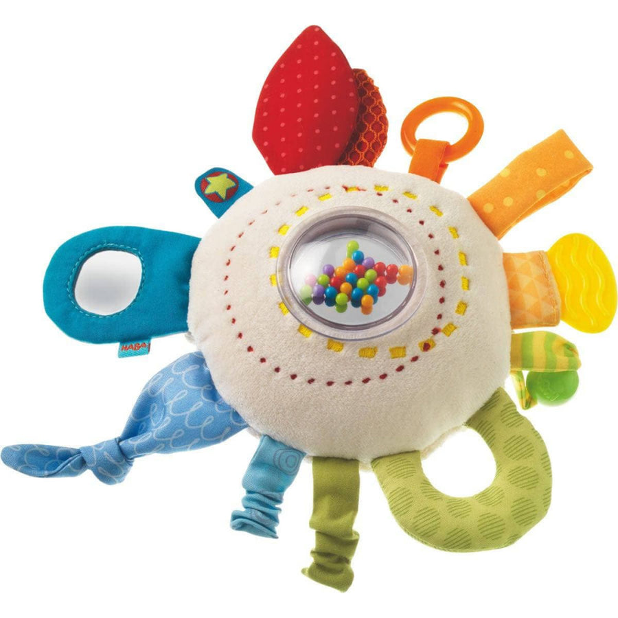 Teether Cuddly Rainbow Round Activity Toy - ’Teether - Baby Kids Adult’