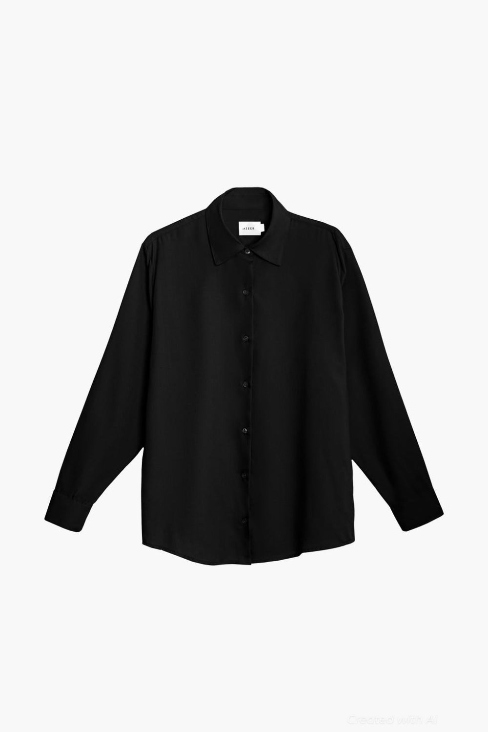 Tencel Button Up - Black - Button Down Shirt