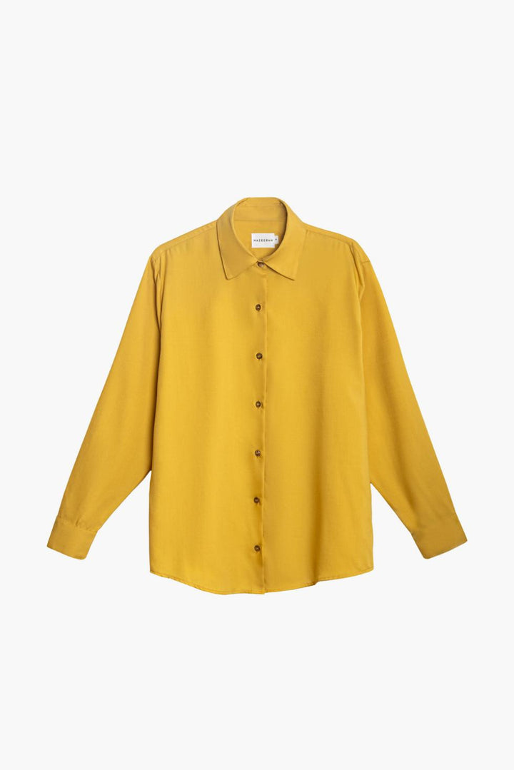 Tencel Button Up - Honey - Button Down Shirt