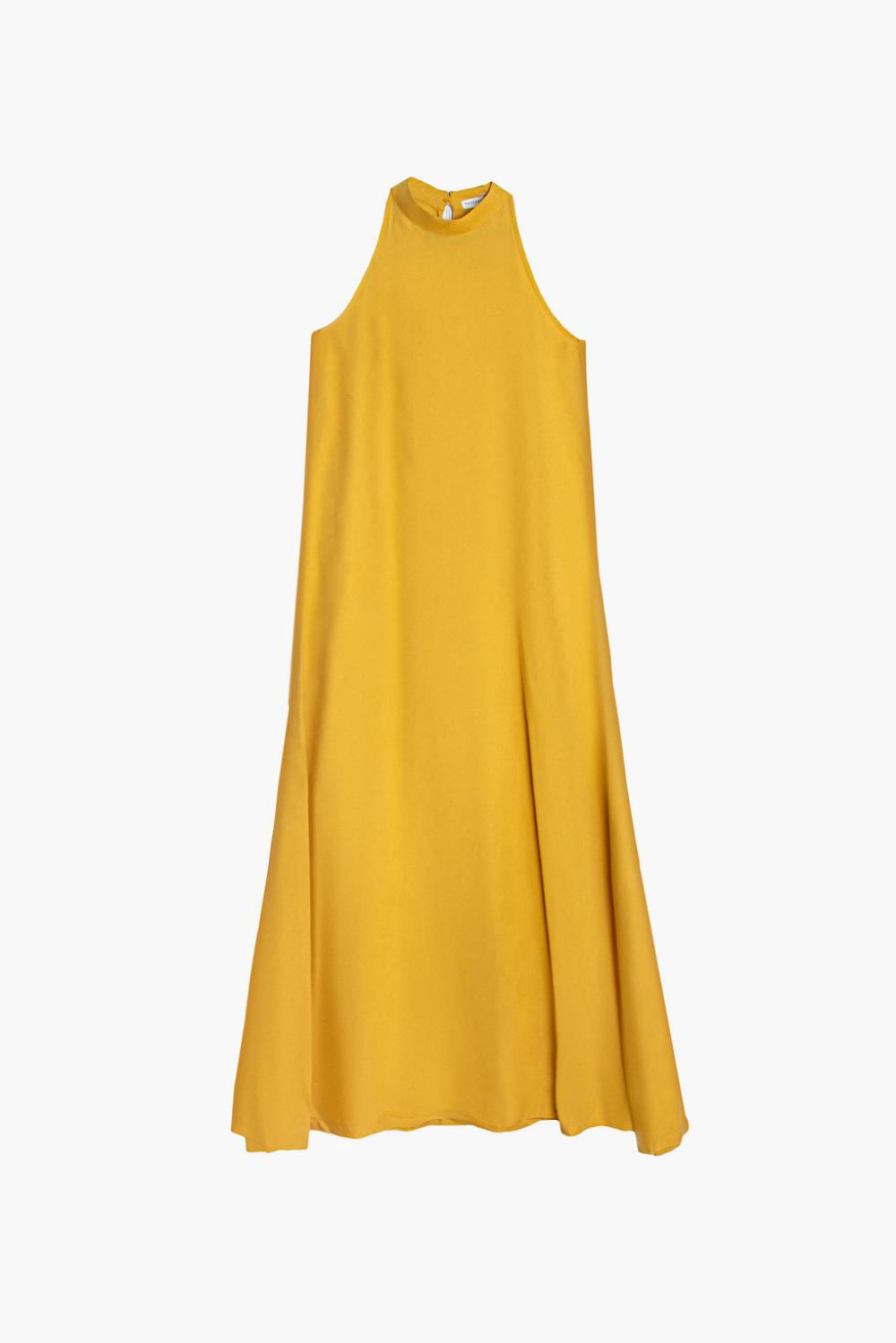 Tencel Halter Dress - Honey - Dresses