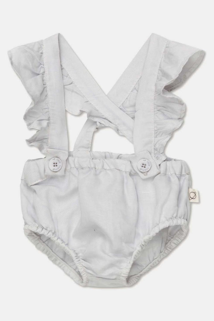 Tencel linen baby bloomers - Soft grey - Overalls