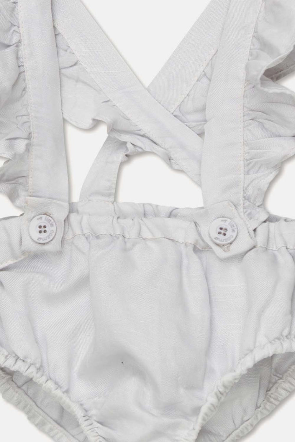 Tencel linen baby bloomers - Soft grey - Overalls