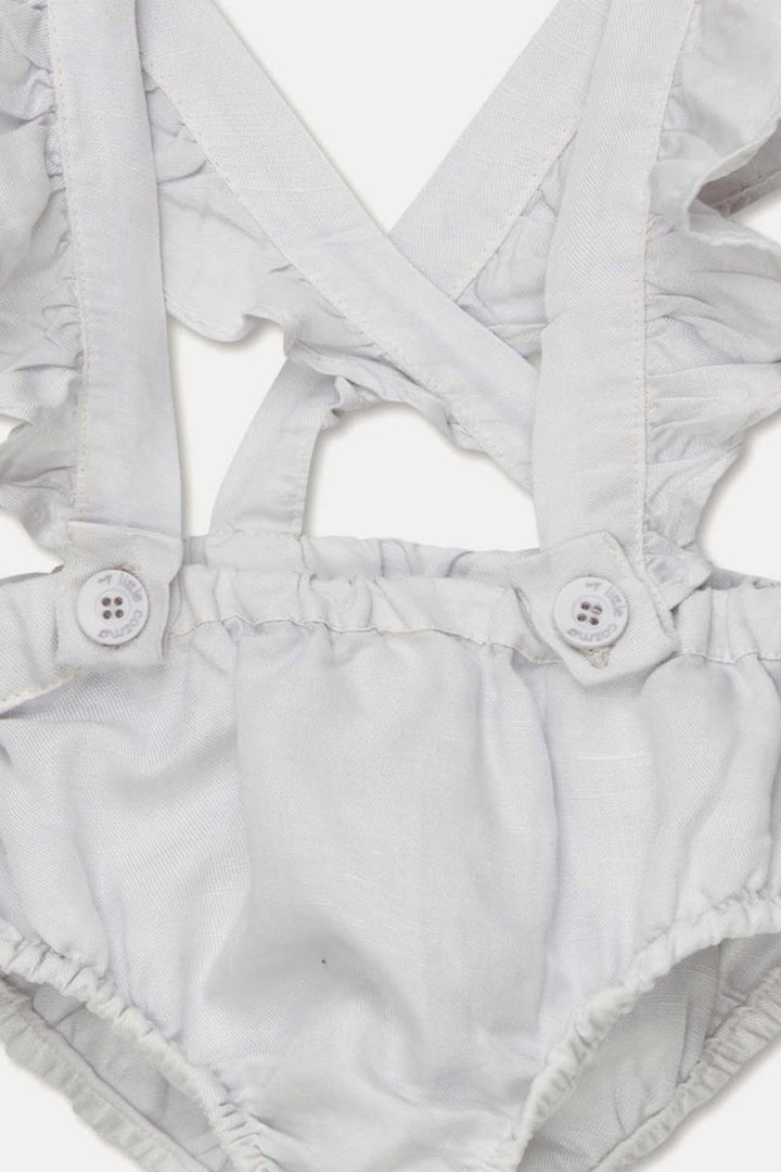 Tencel linen baby bloomers - Soft grey - Overalls