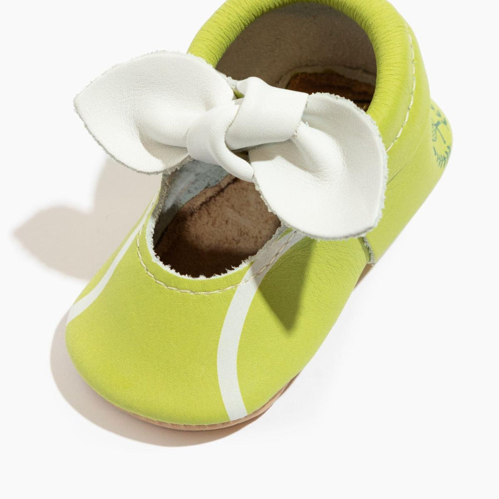 Tennis Match Knotted Bow Baby Shoe - ’Flats - Baby Kids Adult All’