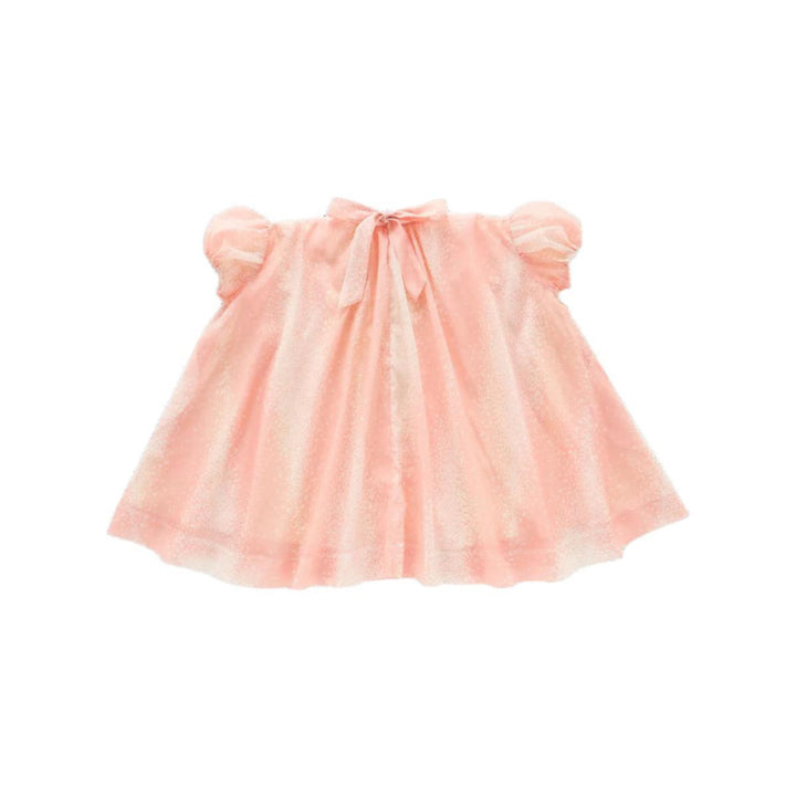 Tent Dress with Puff Sleeves - Pink - Dresses