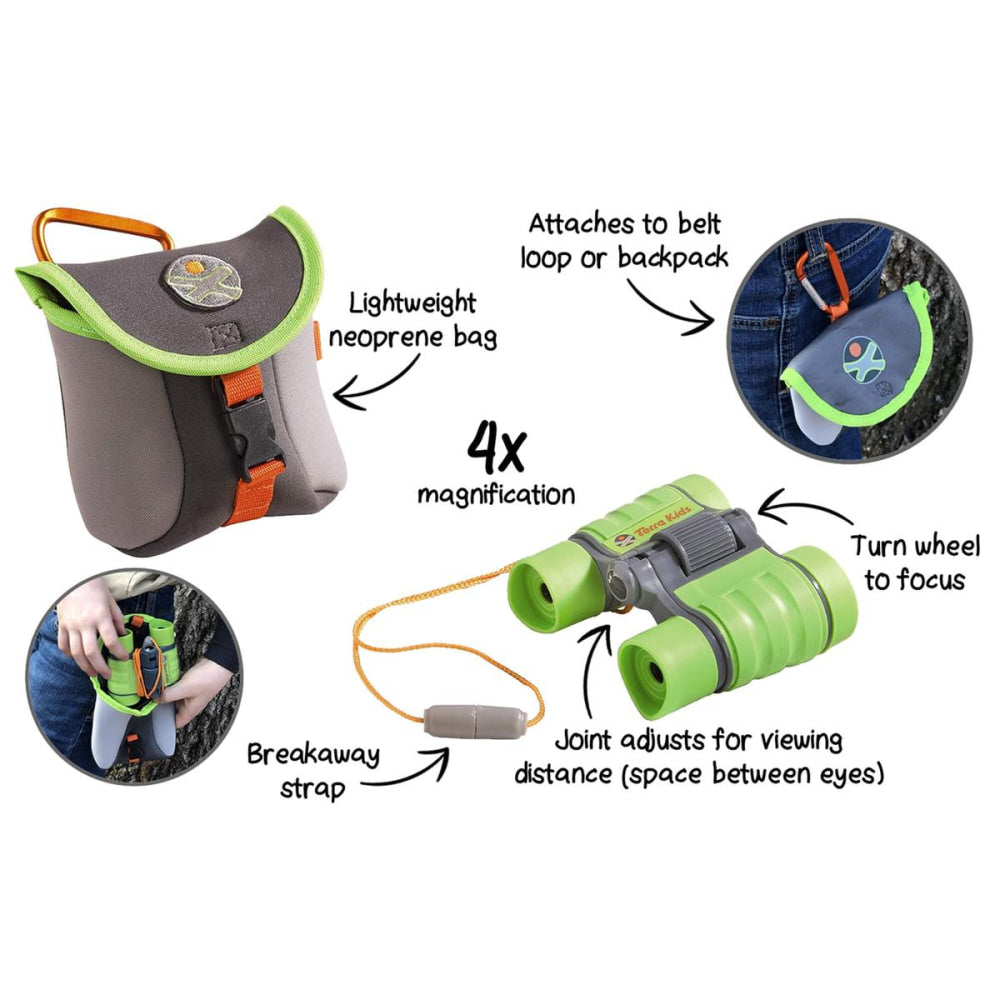 Terra Kids Binoculars with Bag - ’Toy Set - Baby Kids’