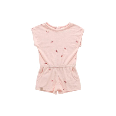 Terry Romper - Pink - Romper