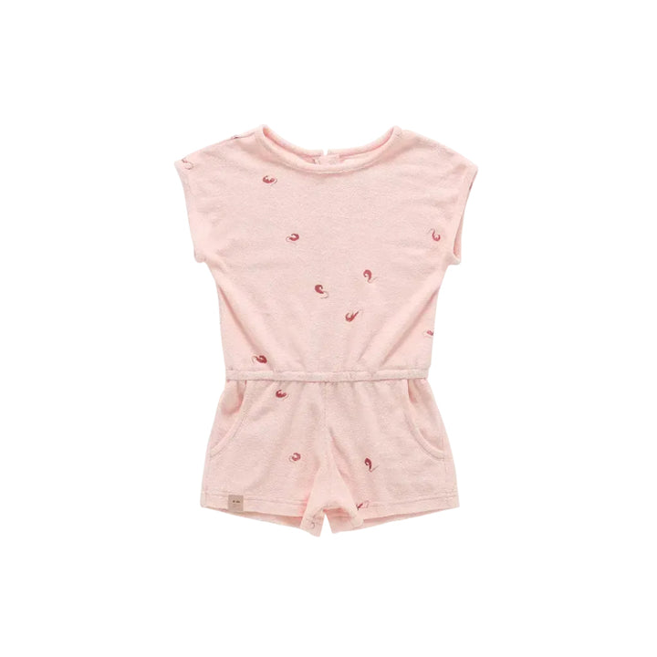 Terry Romper - Pink - Romper