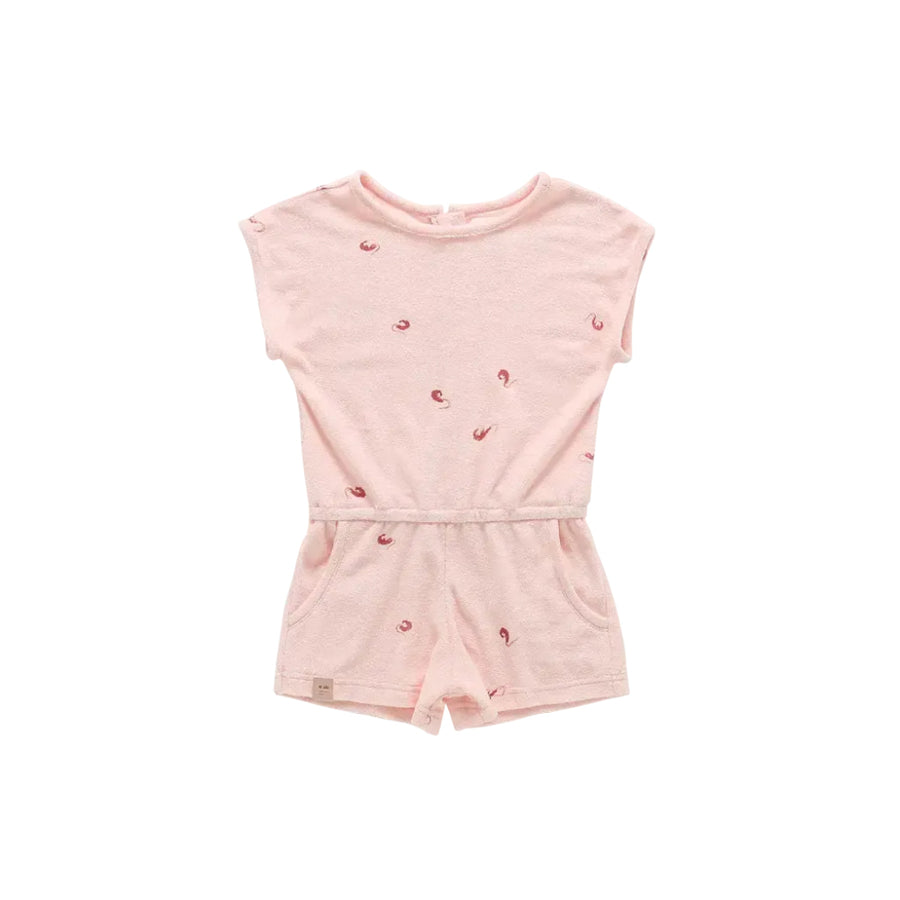 Terry Romper - Pink - Romper