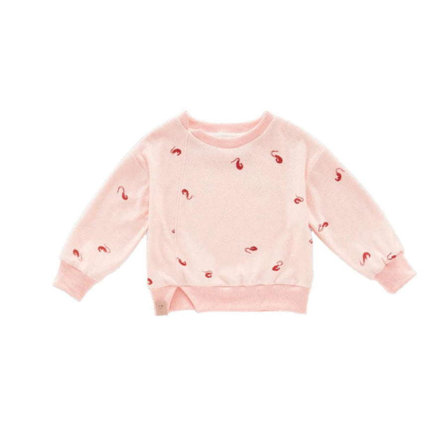 Terry Sweatshirt - Pink - Sweatshirt