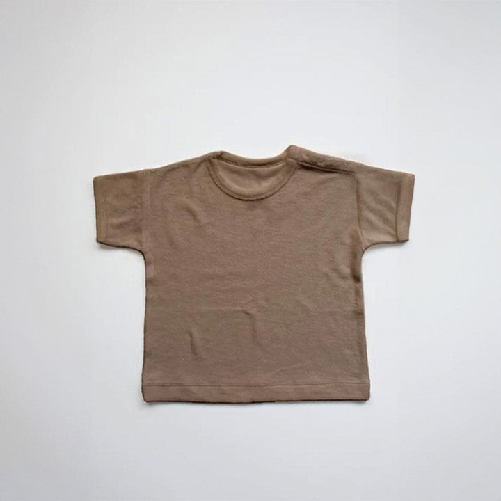 The Terry Boxy Tee - Walnut Shirts The Simple Folk 