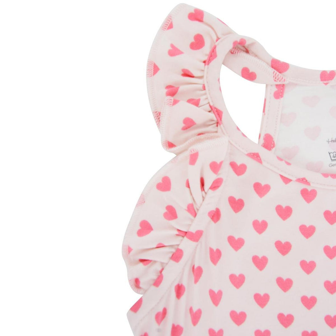 Emma's Racerback Dress - Pink Hearts