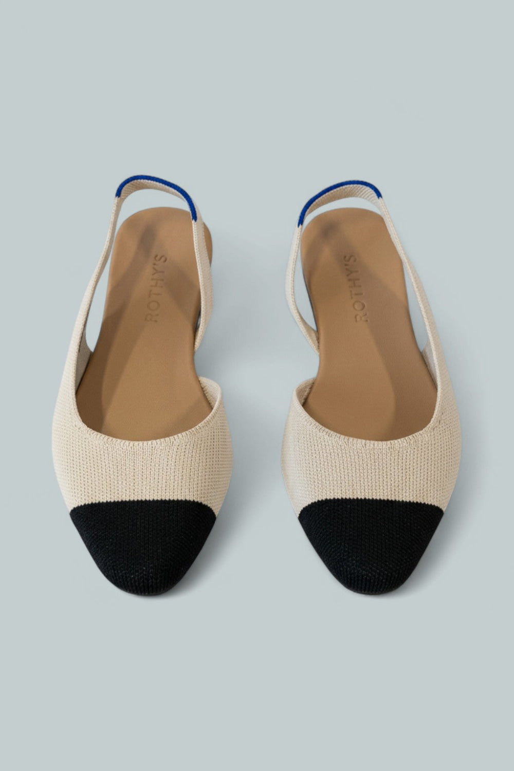 The Almond Slingback Flats - Conch Captoe - 6.5 - Slingback