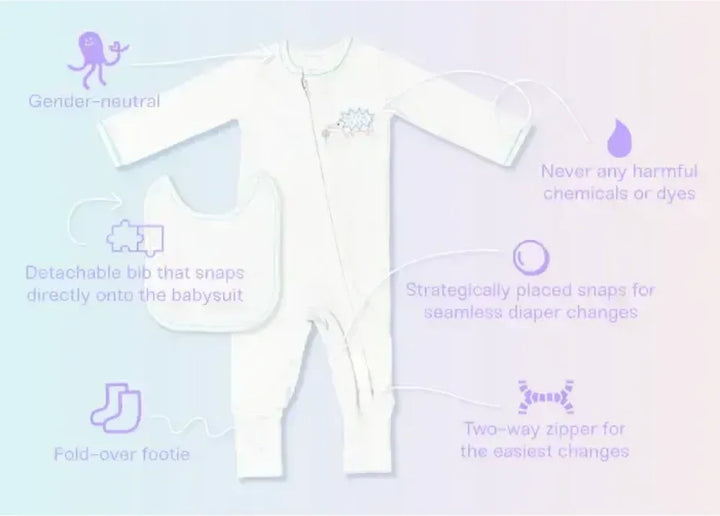 The Babysuit - Flamingos - onesie - baby