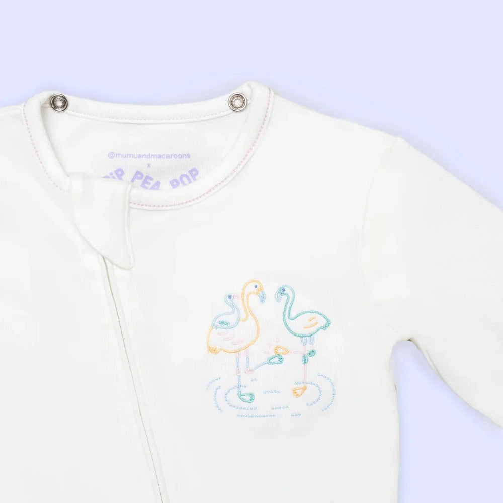 The Babysuit - Flamingos - onesie - baby