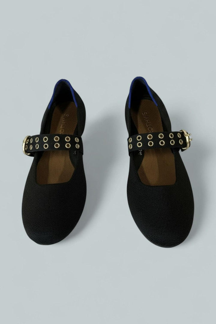 The Ballet Mary Jane Women’s Dress Flats - Black - 7.5 M - Flats