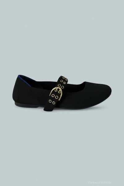 The Ballet Mary Jane Women’s Dress Flats - Black - 7.5 M - Flats
