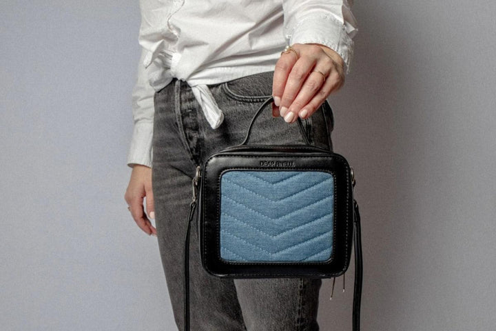 The BARBY - Black & Denim - One Size - Crossbody